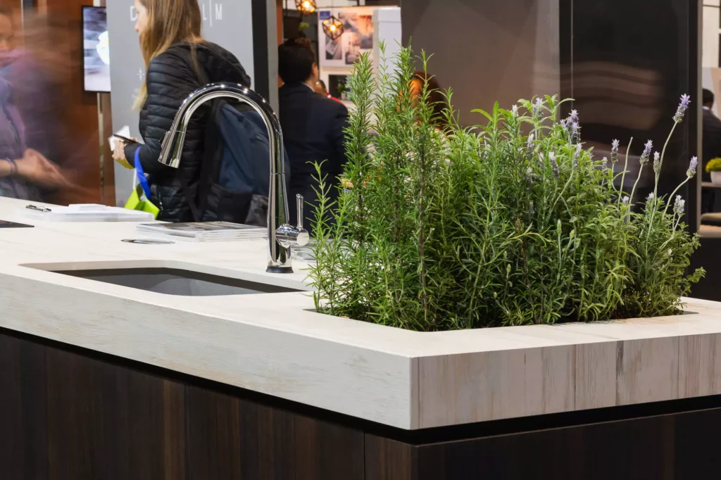 Custom kitchen designed by Vitelier in collaboration with Cosentino for Obra Blanca 2019