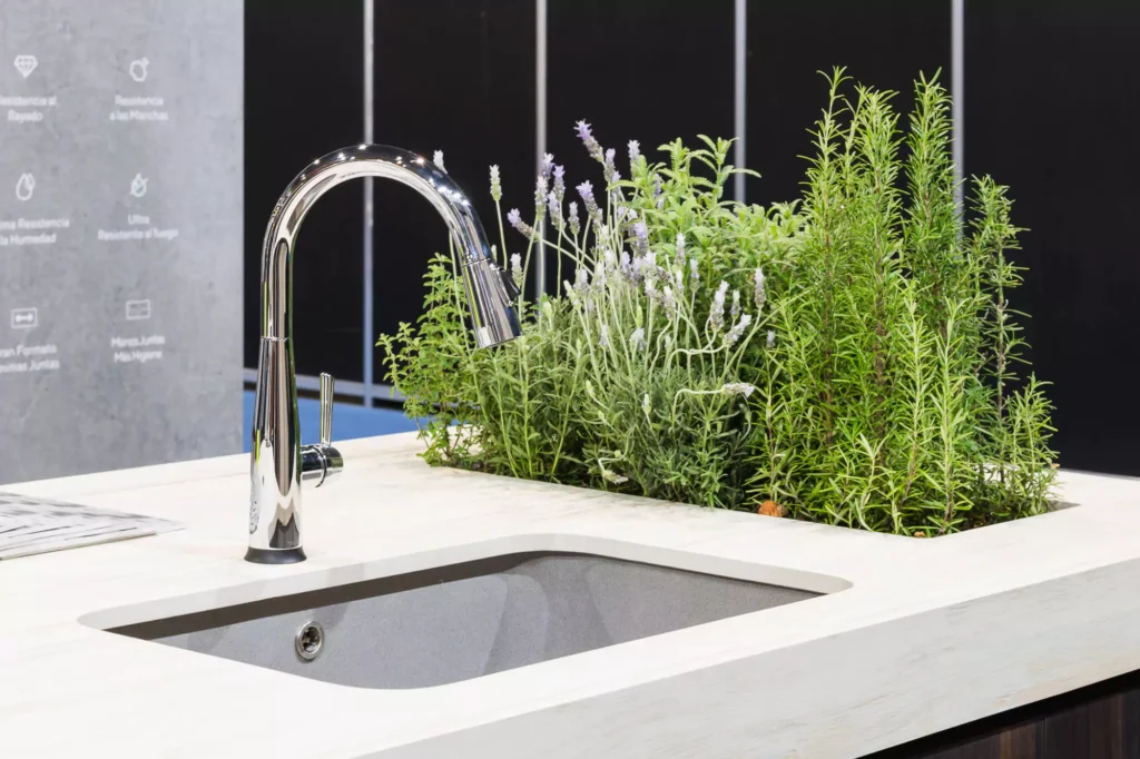 Custom kitchen designed by Vitelier in collaboration with Cosentino for Obra Blanca 2019