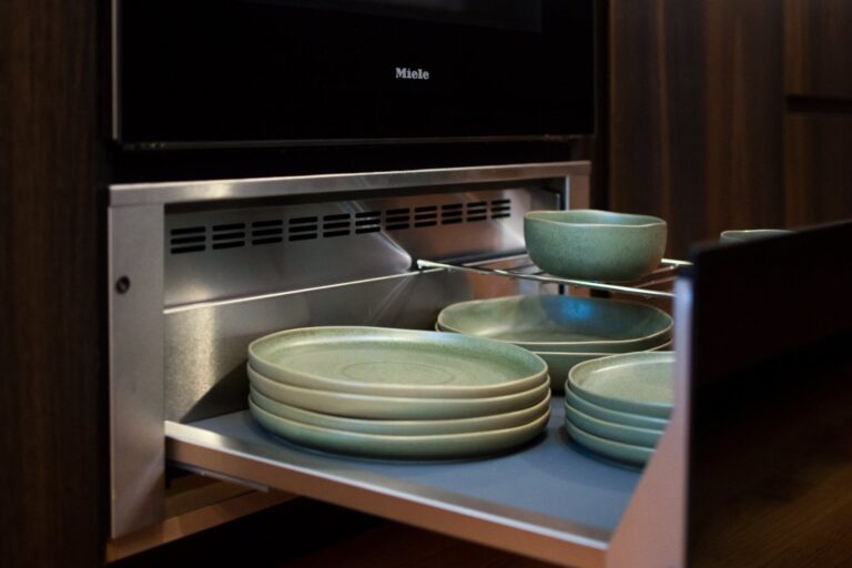 Cajón caliente de Miele.