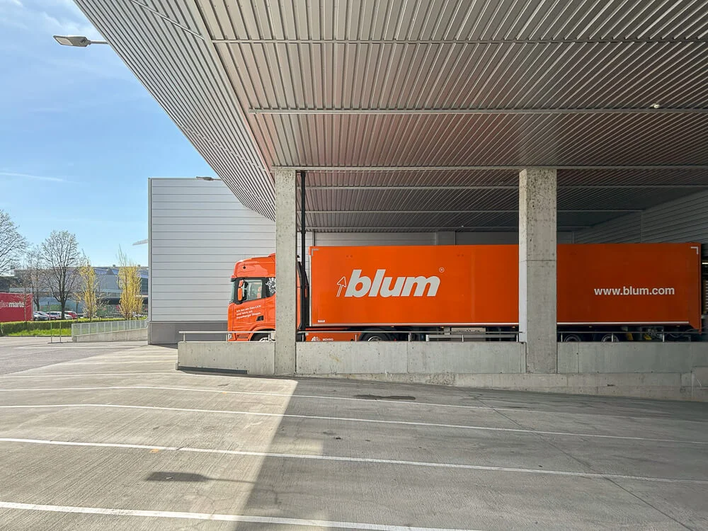 Camión de Blum en Austria