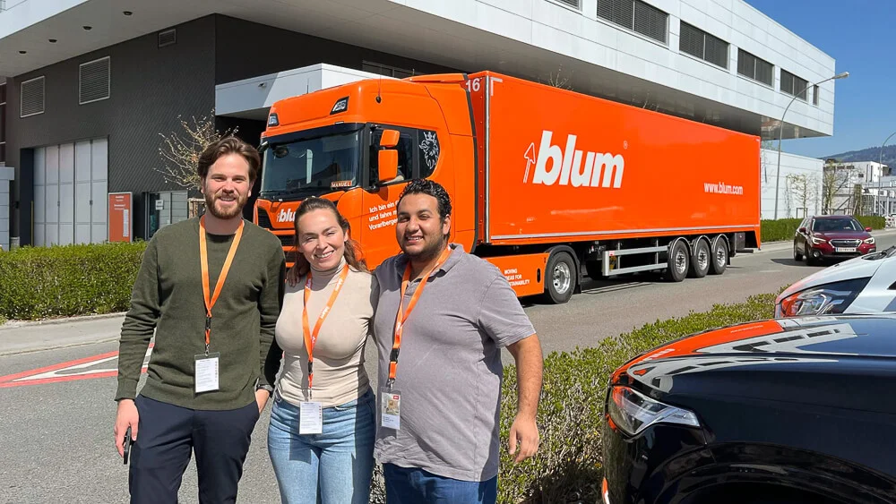 Visita a planta de Blum en Austria