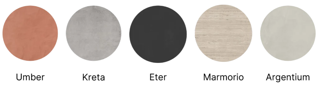 Opciones de piedra sinterizada Dekton para Fuori