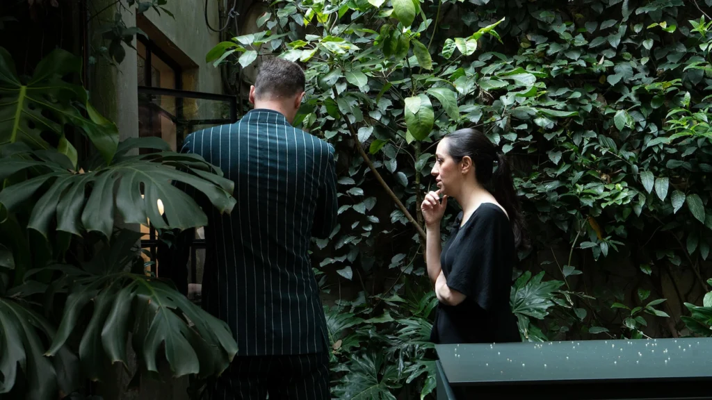 Tour of Vitelier's Fuori outdoor kitchen surrounded by greenery at Casa Vitelier